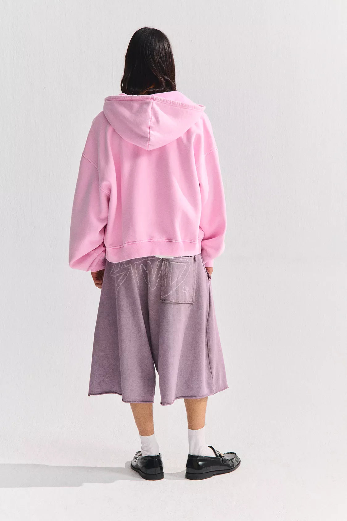 Baggy jogger Bermuda shorts