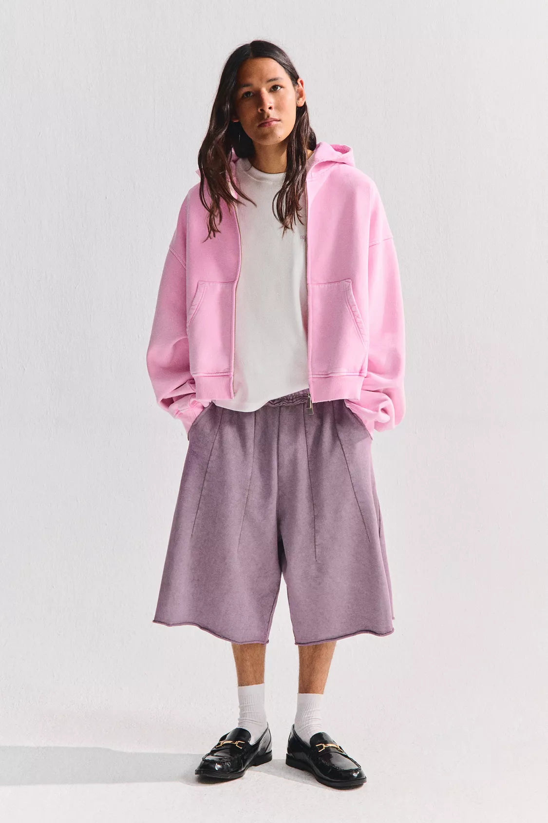 Baggy jogger Bermuda shorts